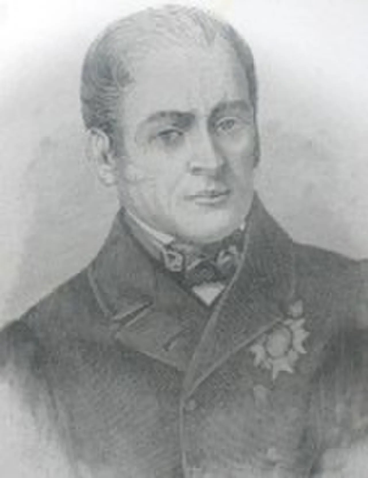Porträt von José Clemente Pereira (1787–1854) – Gedenkseite