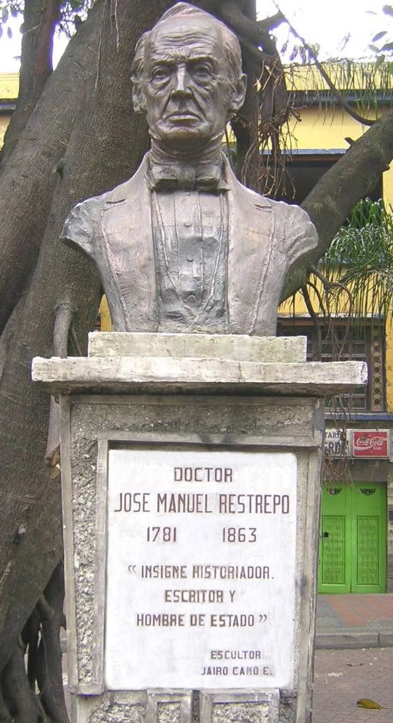Portrait of José Manuel Restrepo Veléz (1781–1863) – memorial page