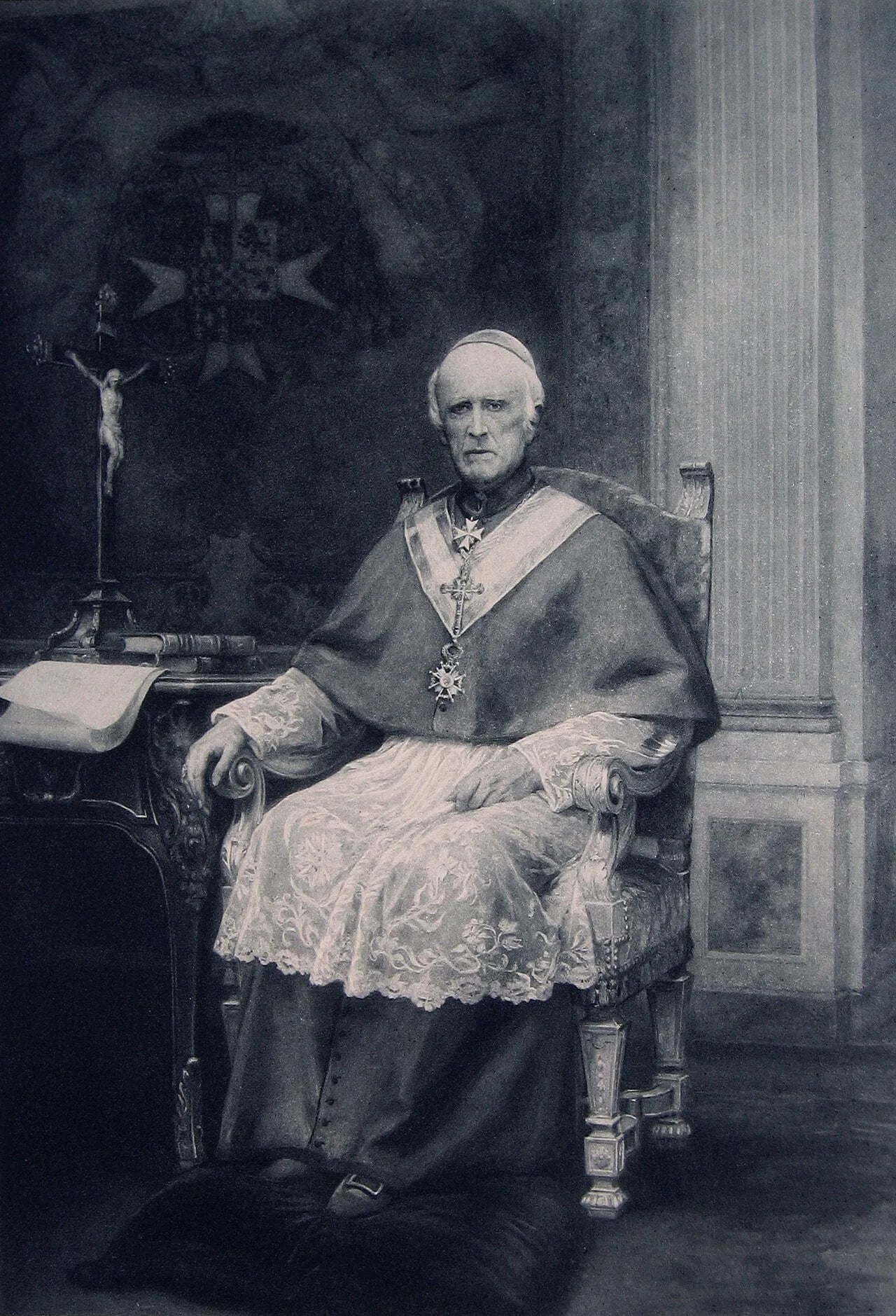 Porträt von José Sebastián de Goyeneche y Barreda (1784–1872) – Gedenkseite