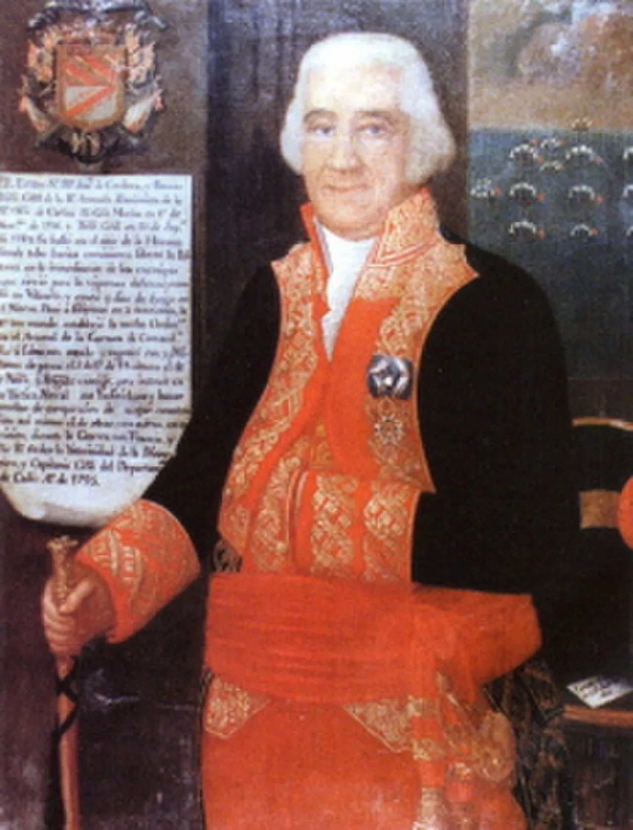 Porträt von José de Córdoba y Ramos (1732–1815) – Gedenkseite