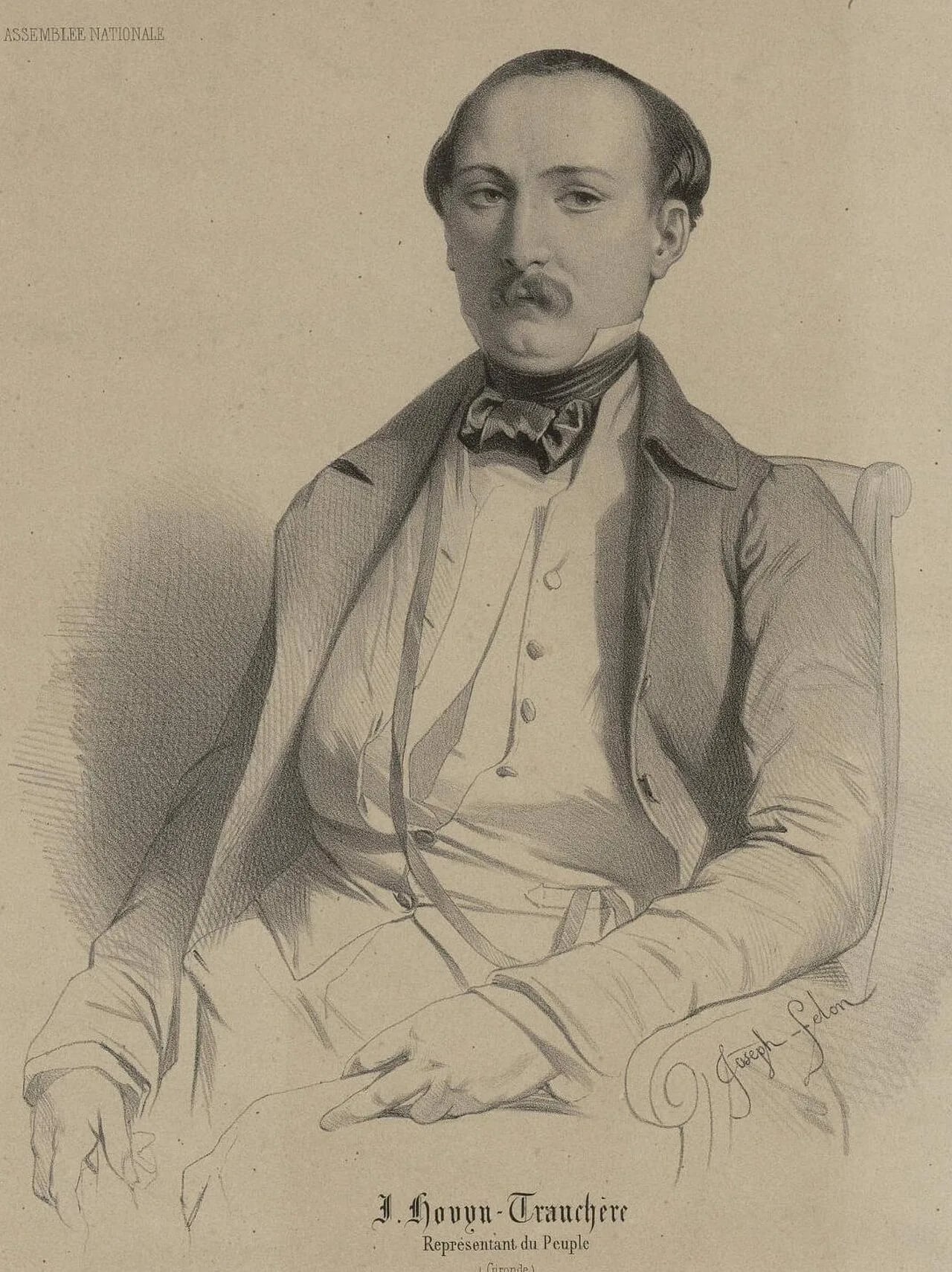 Portrait of Jules Auguste Hovyn de Tranchère (1816–1898) – memorial page