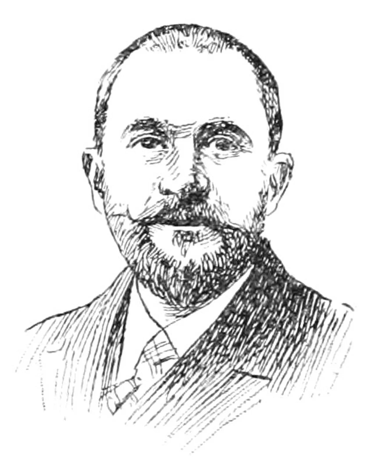 Porträt von Jules Delpech-Cantaloup (1847–1913) – Gedenkseite