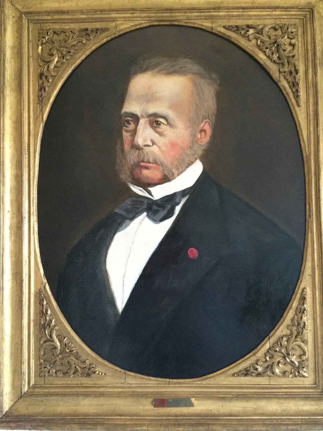 Portrait of Jules François Riché (1815–1888) – memorial page