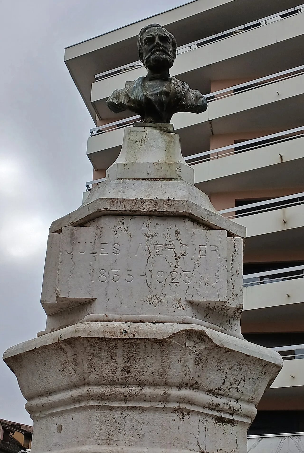 Porträt von Jules Mercier (1835–1923) – Gedenkseite
