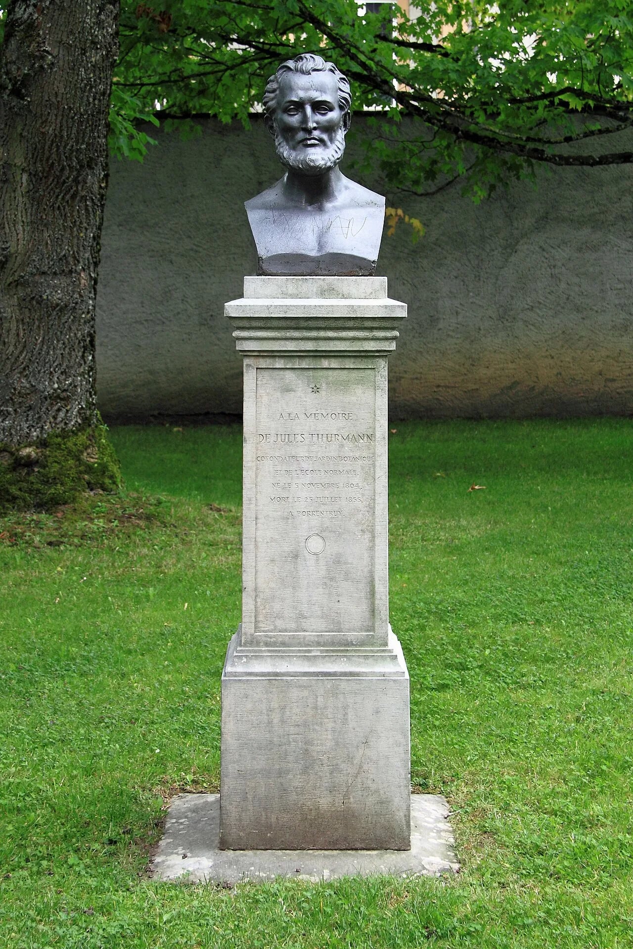 Portrait of Jules Thurmann (1804–1855) – memorial page