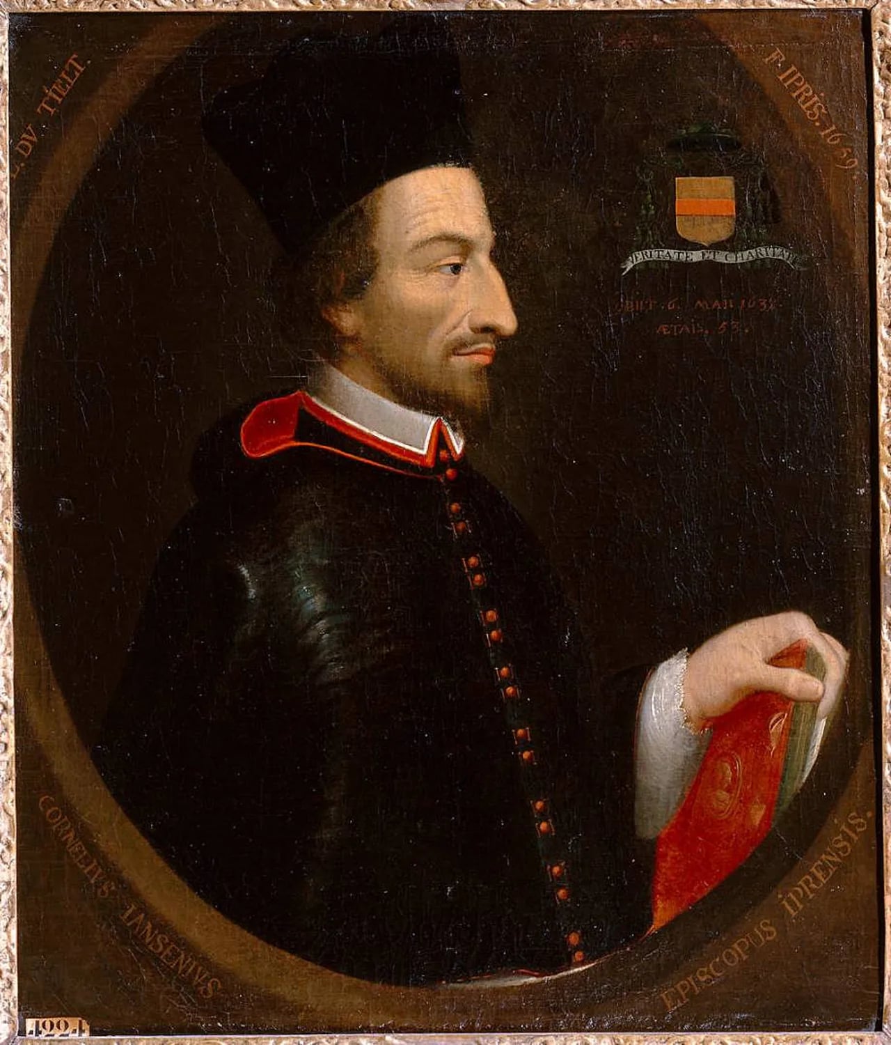 Porträt von Cornelius Jansen (1585–1638) – Gedenkseite