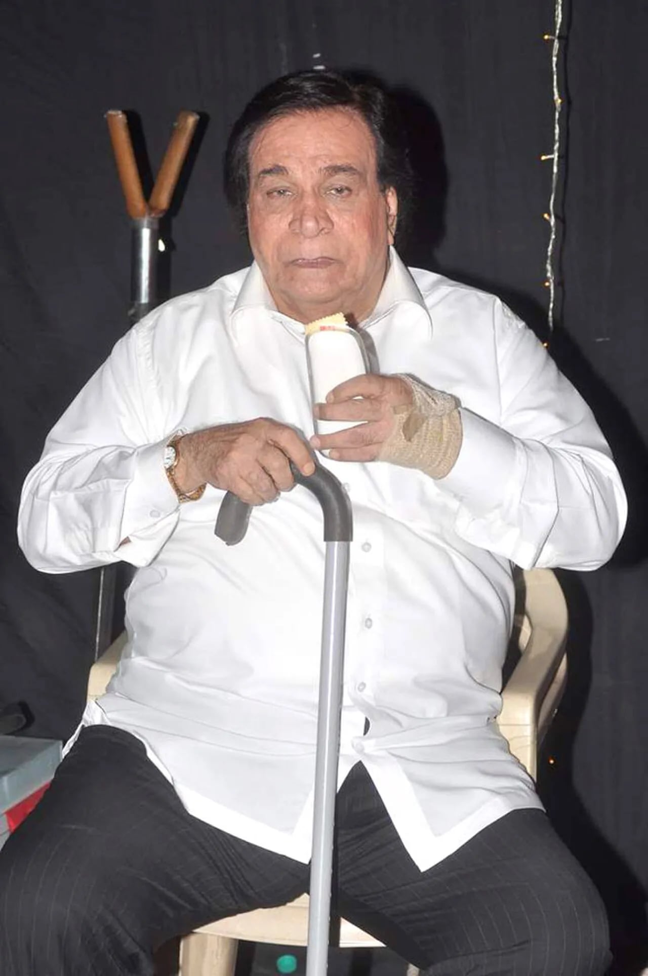 Portrait of Kader Khan (1930–2018) – memorial page