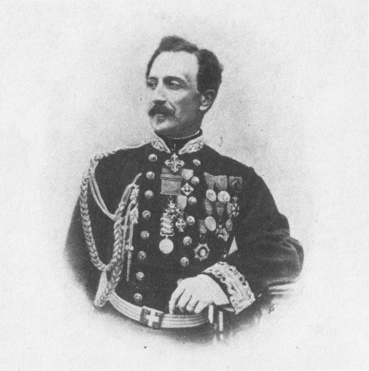 Portrait of Giuseppe Govone (1825–1872) – memorial page