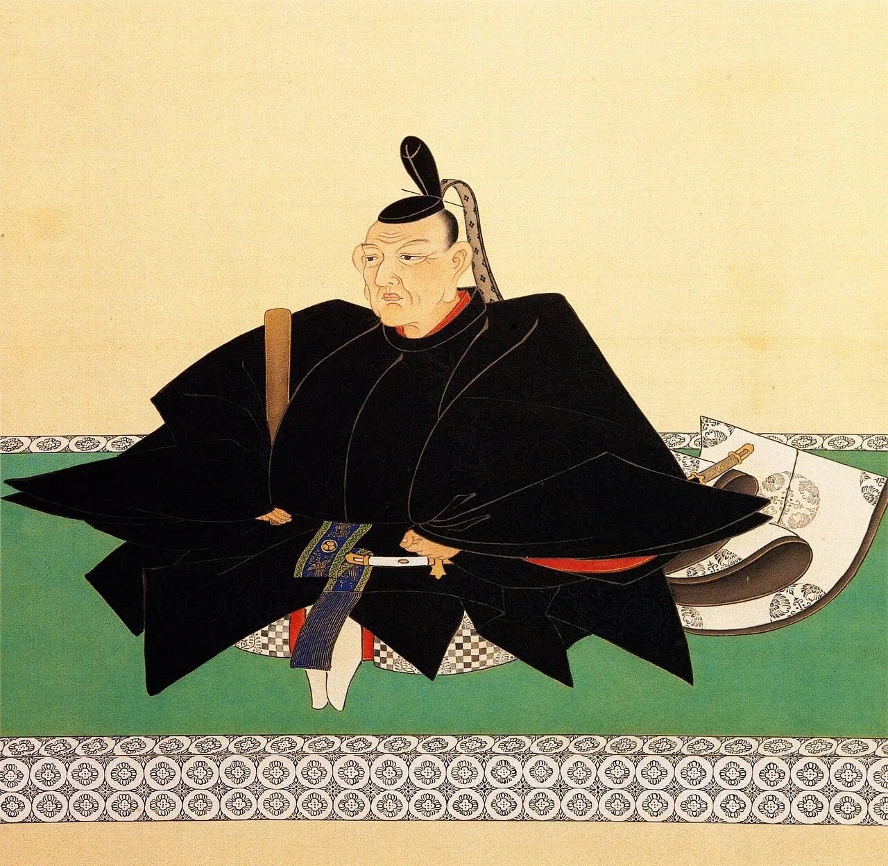 Porträt von Tokugawa Yoshimune (1684–1751) – Gedenkseite