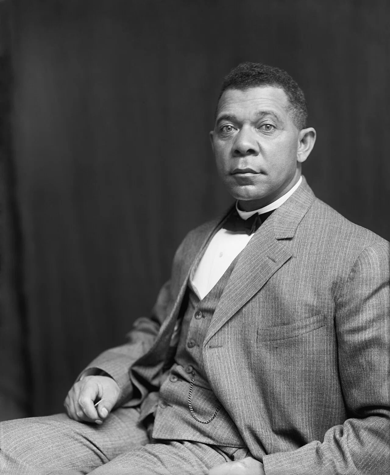 Porträt von Booker T. Washington (1856–1915) – Gedenkseite