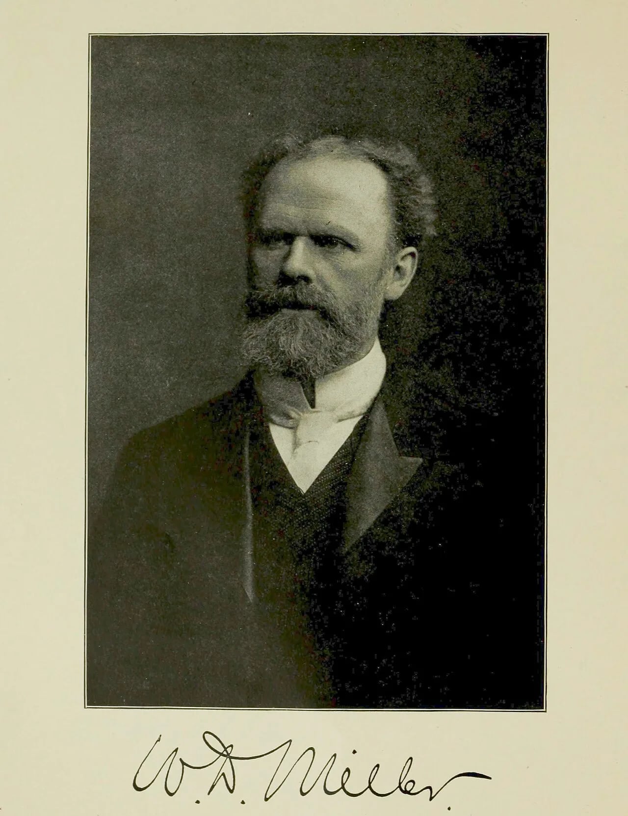Portrait of Willoughby D. Miller (1853–1907) – memorial page