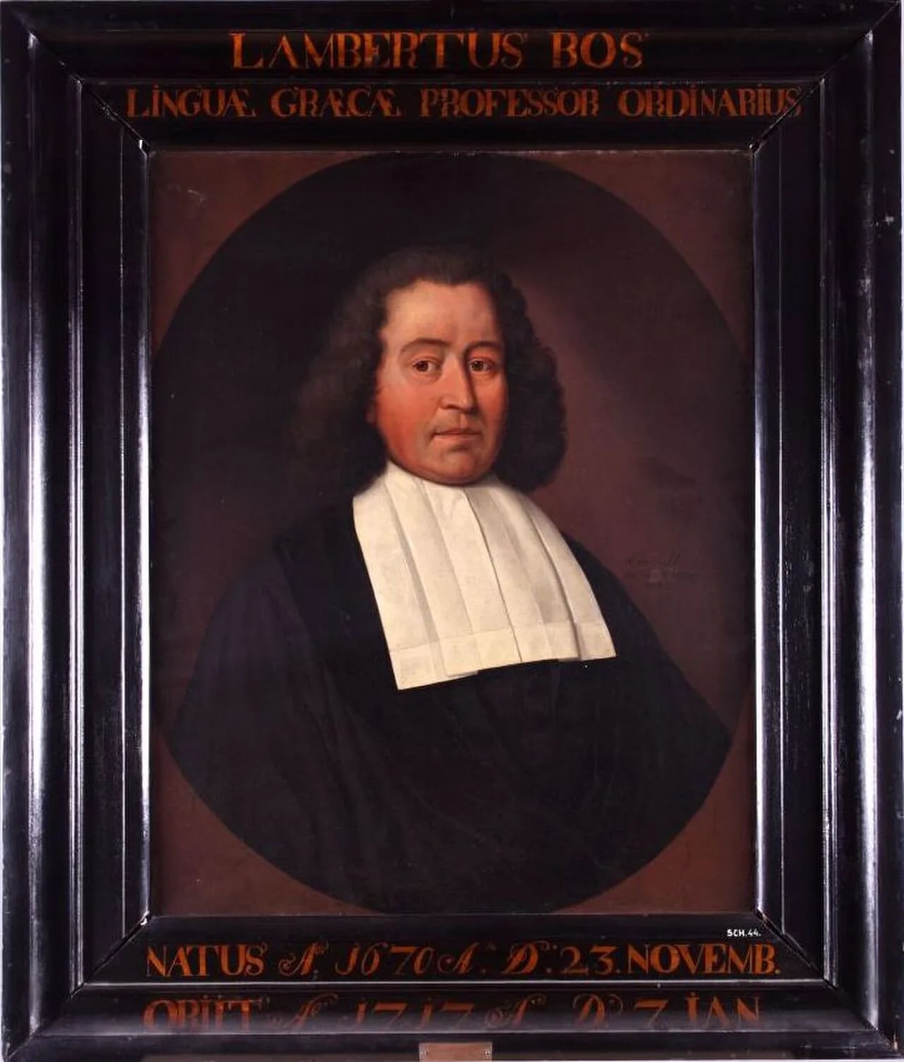 Porträt von Lambert Bos (1670–1717) – Gedenkseite