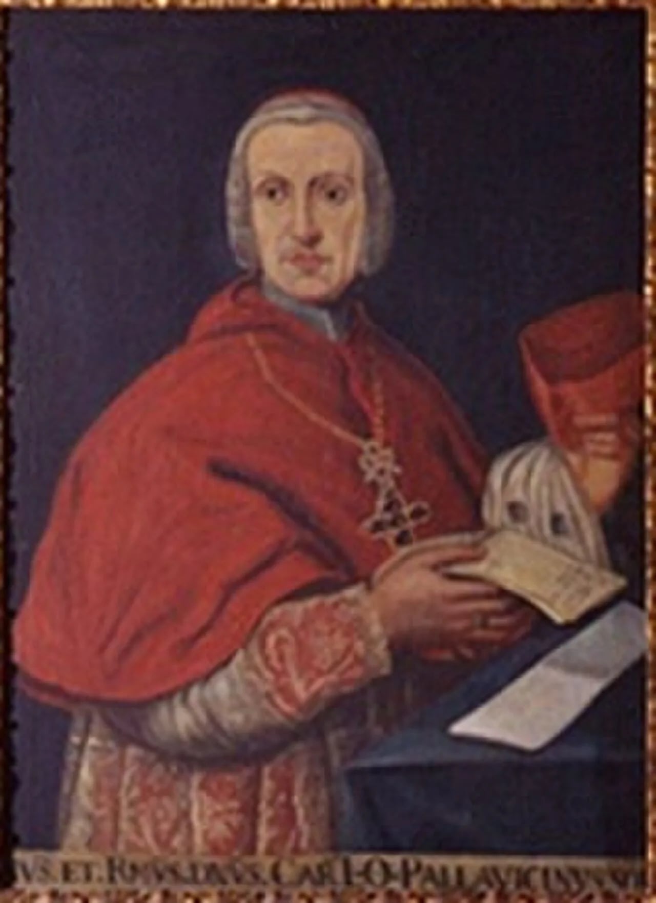 Porträt von Lazzaro Opizio Pallavicini (1719–1785) – Gedenkseite