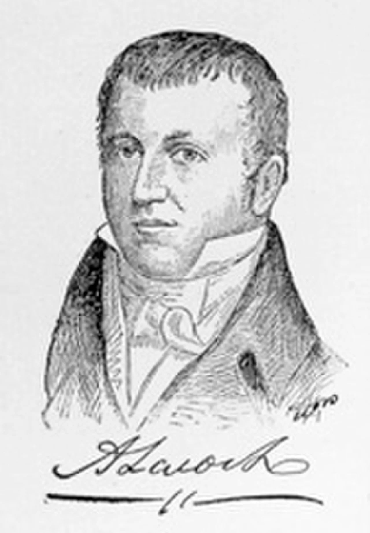 Porträt von Abner Lacock (1770–1837) – Gedenkseite