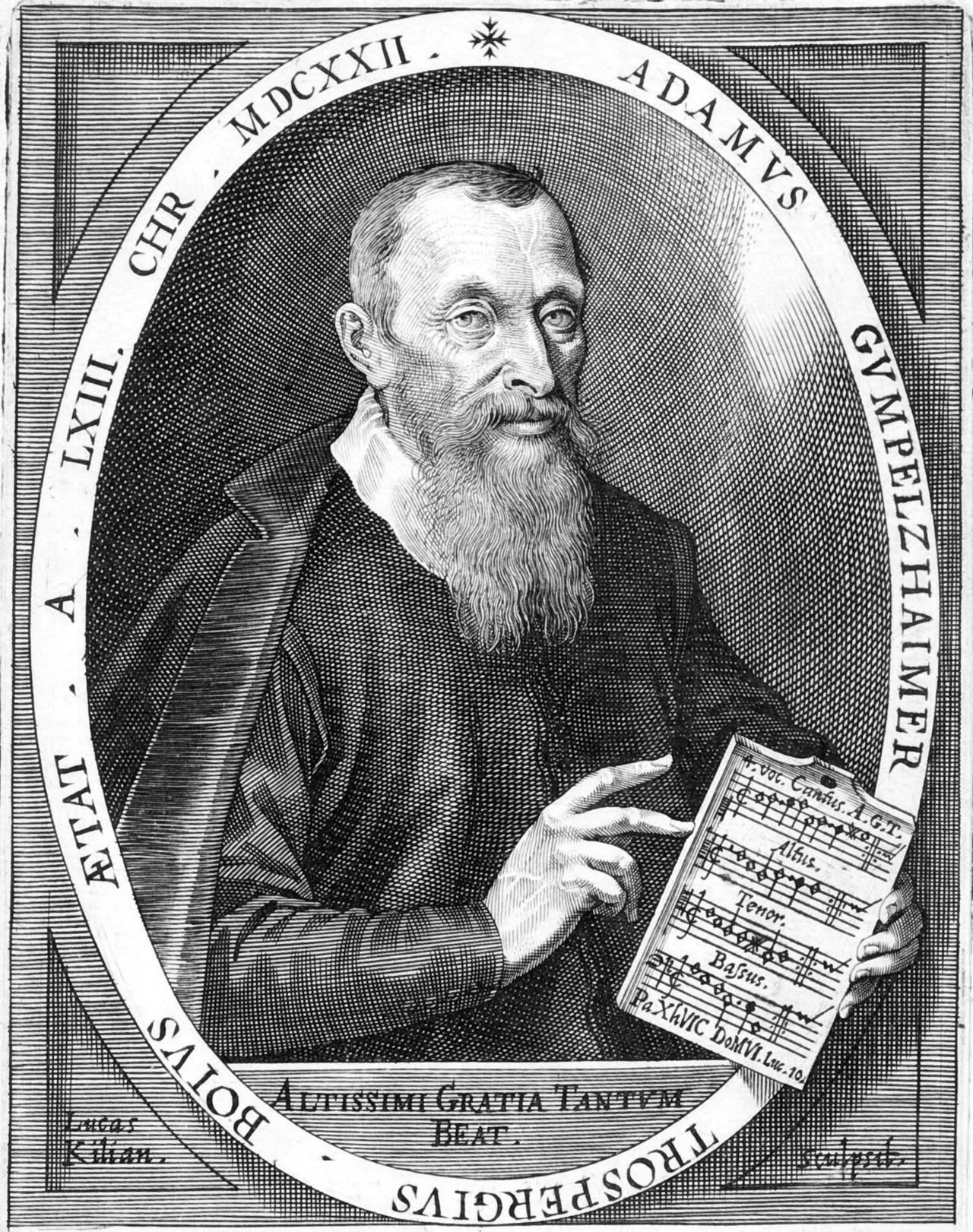 Porträt von Adam Gumpelzhaimer (1559–1625) – Gedenkseite