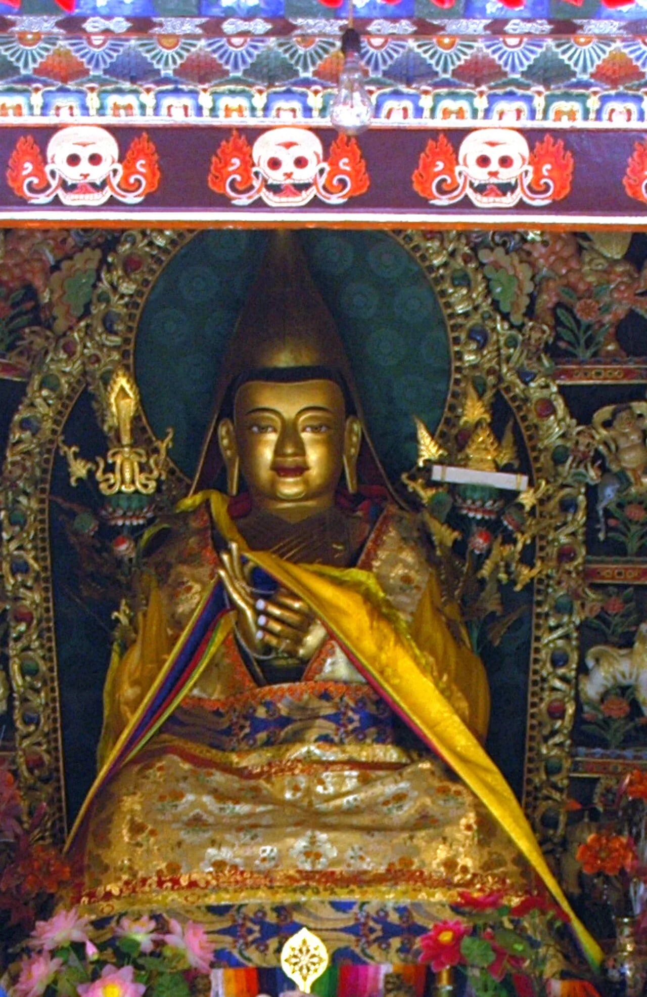 Porträt von Tsongkhapa (1357–1419) – Gedenkseite