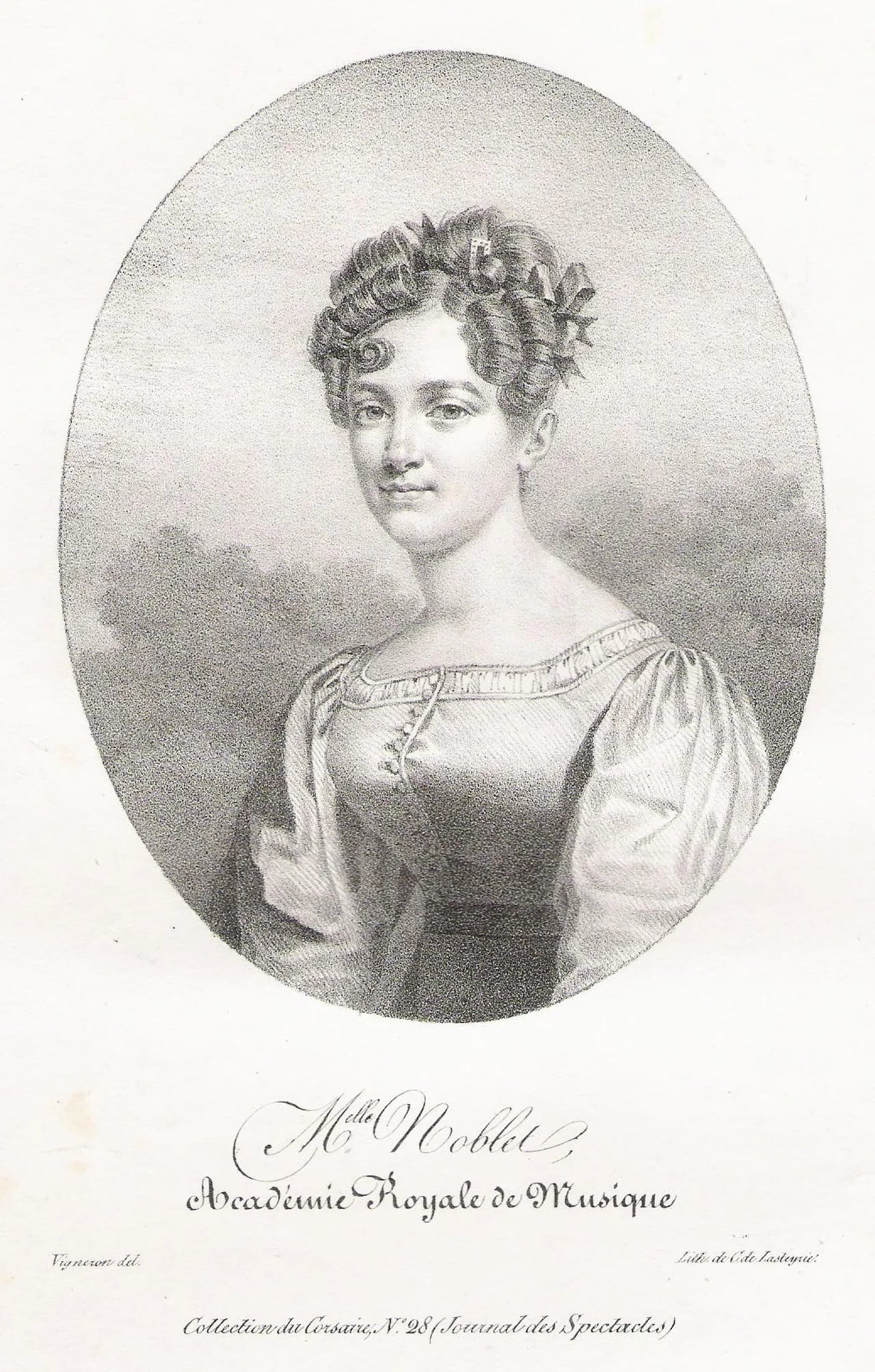 Portrait of Lise Noblet (1801–1852) – memorial page