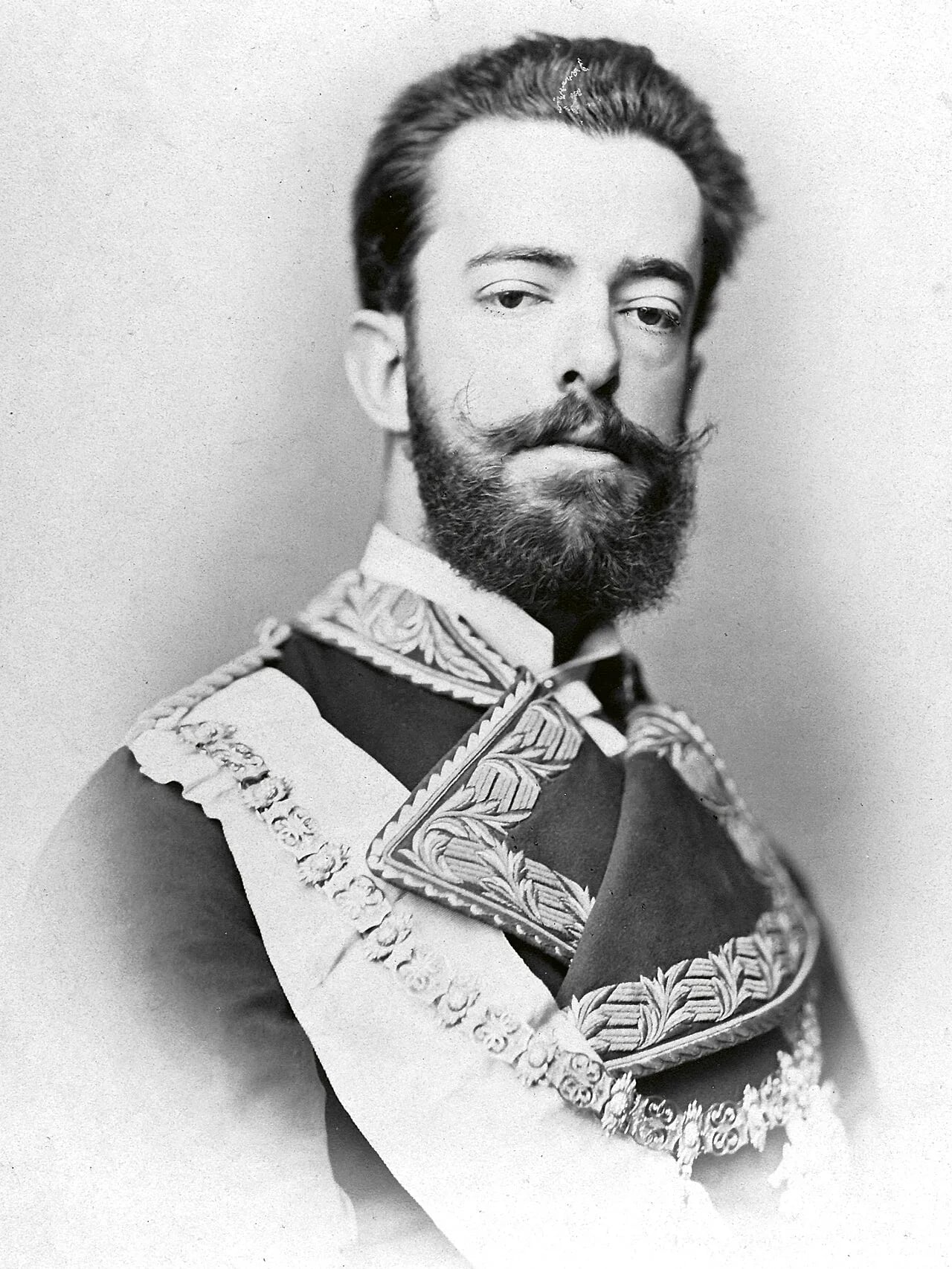 Porträt von Amadeus I. (1845–1890) – Gedenkseite