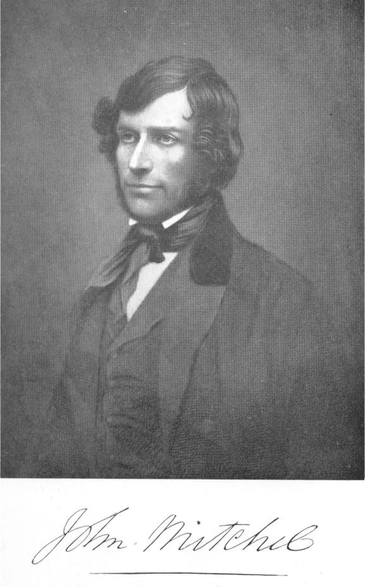 Portrait of John Mitchel (1815–1875) – memorial page