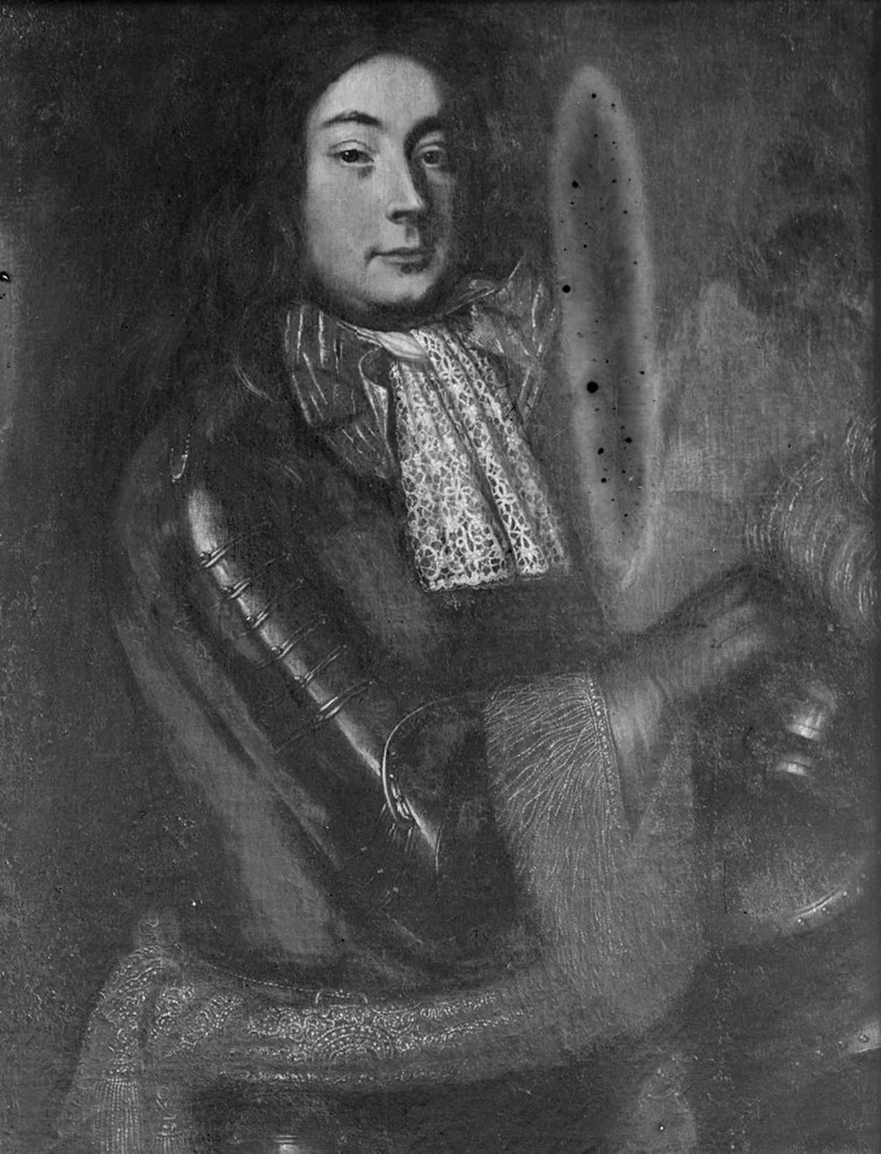 Porträt von Georg August Samuel von Nassau-Idstein (1665–1721) – Gedenkseite