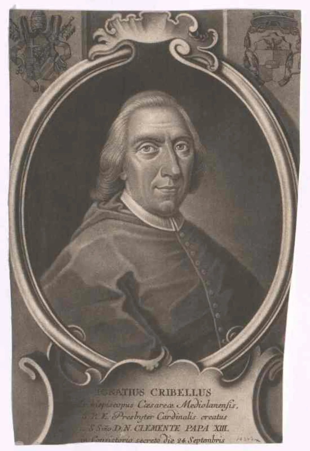 Portrait of Ignazio Michele Crivelli (1698–1768) – memorial page