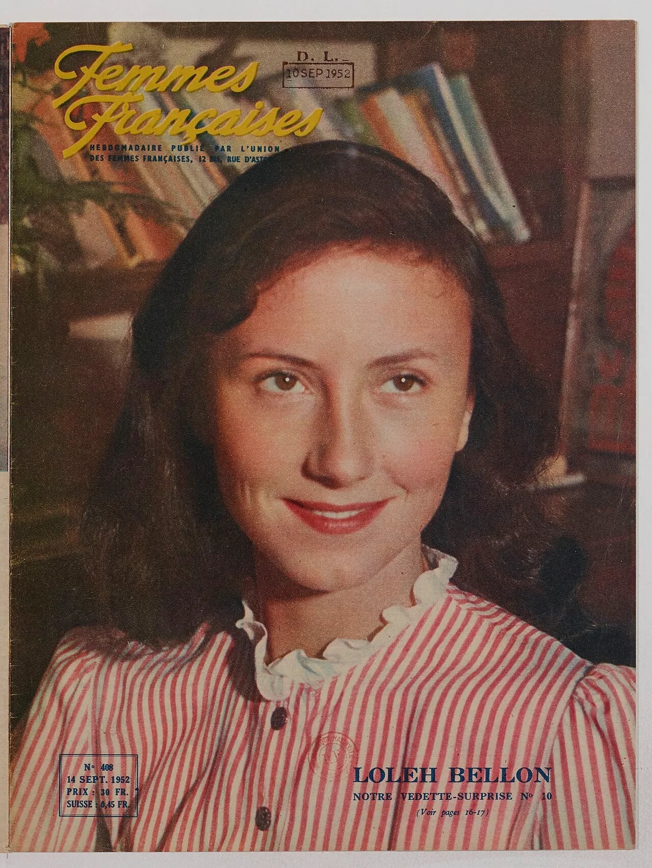 Porträt von Loleh Bellon (1925–1999) – Gedenkseite
