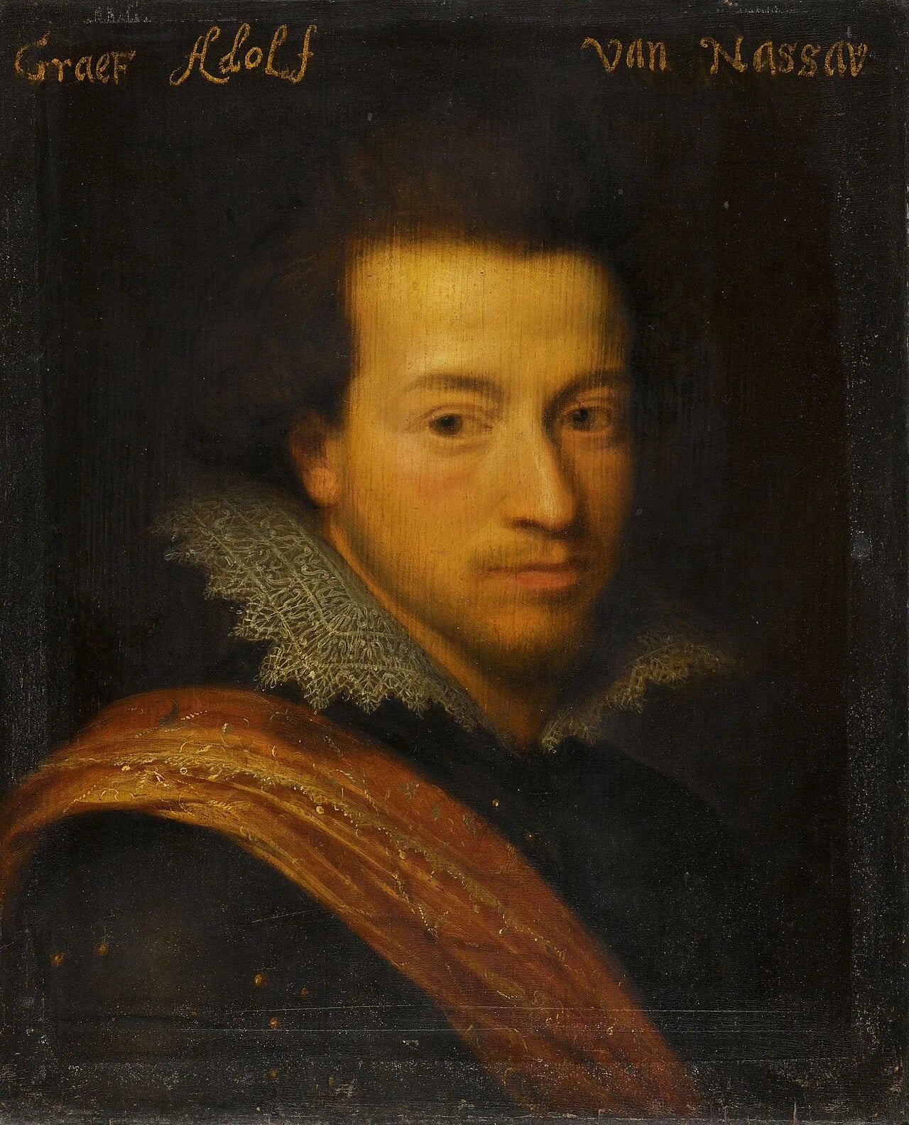 Porträt von Adolf von Nassau-Siegen (1586–1608) – Gedenkseite