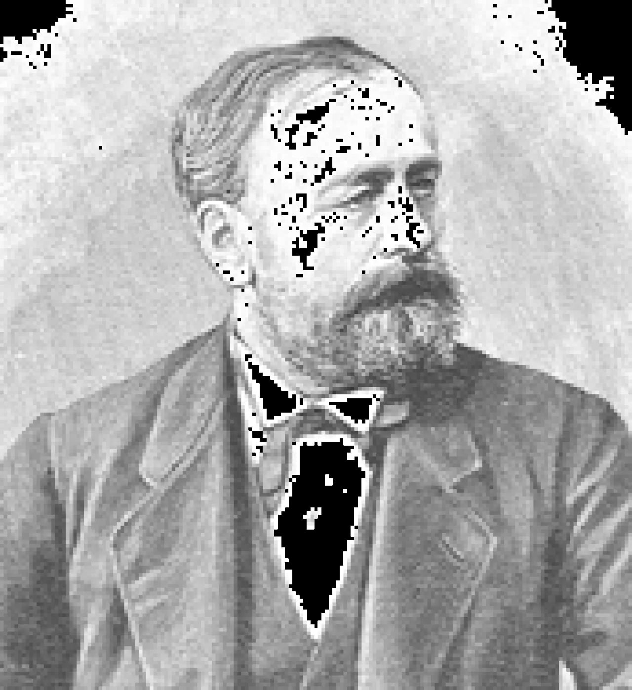Porträt von Simone Antonio Pacoret de Saint-Bon (1828–1892) – Gedenkseite
