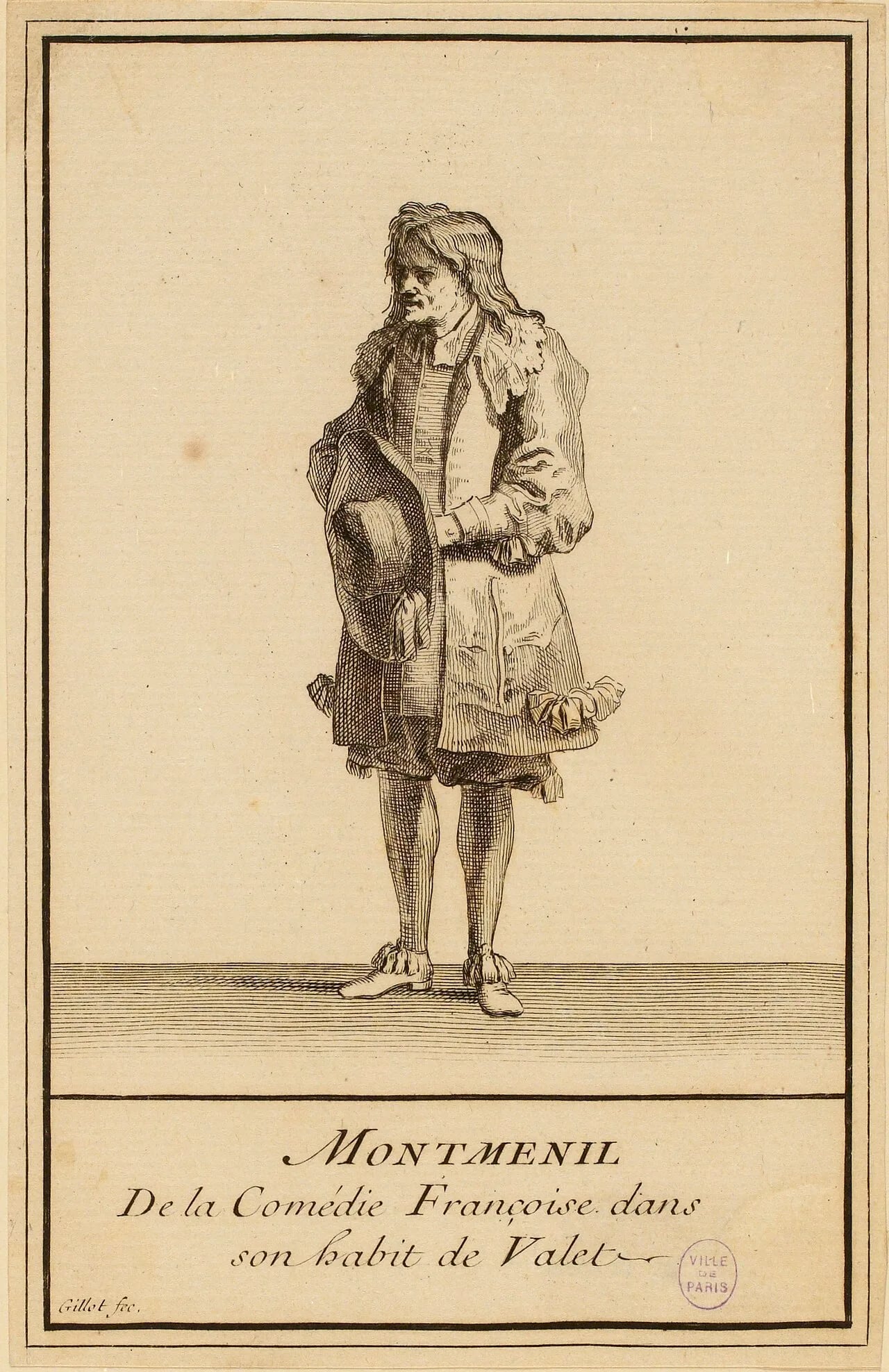 Porträt von Louis-André Lesage (1695–1743) – Gedenkseite