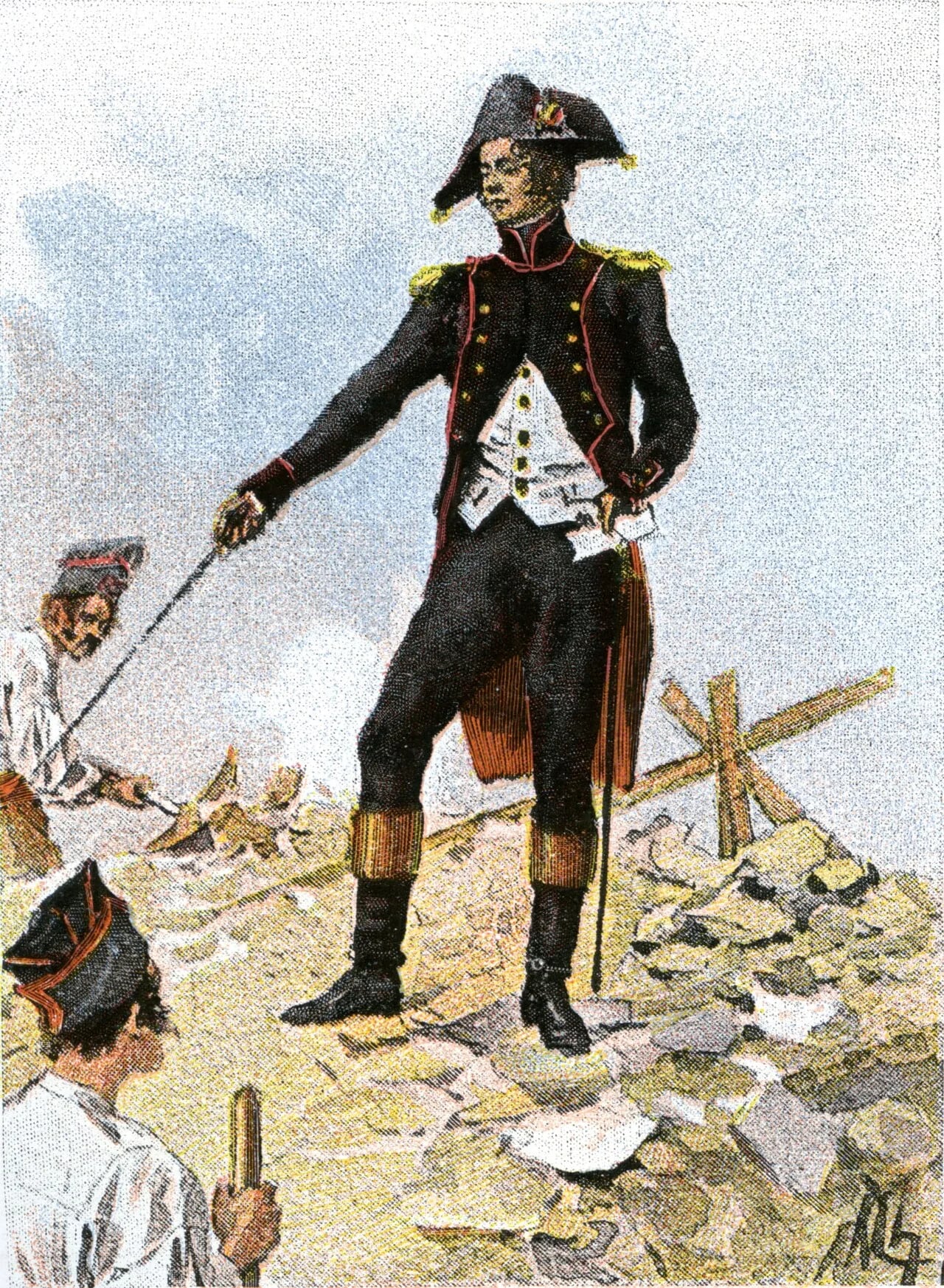 Porträt von Louis-Auguste Camus de Richemont (1771–1853) – Gedenkseite
