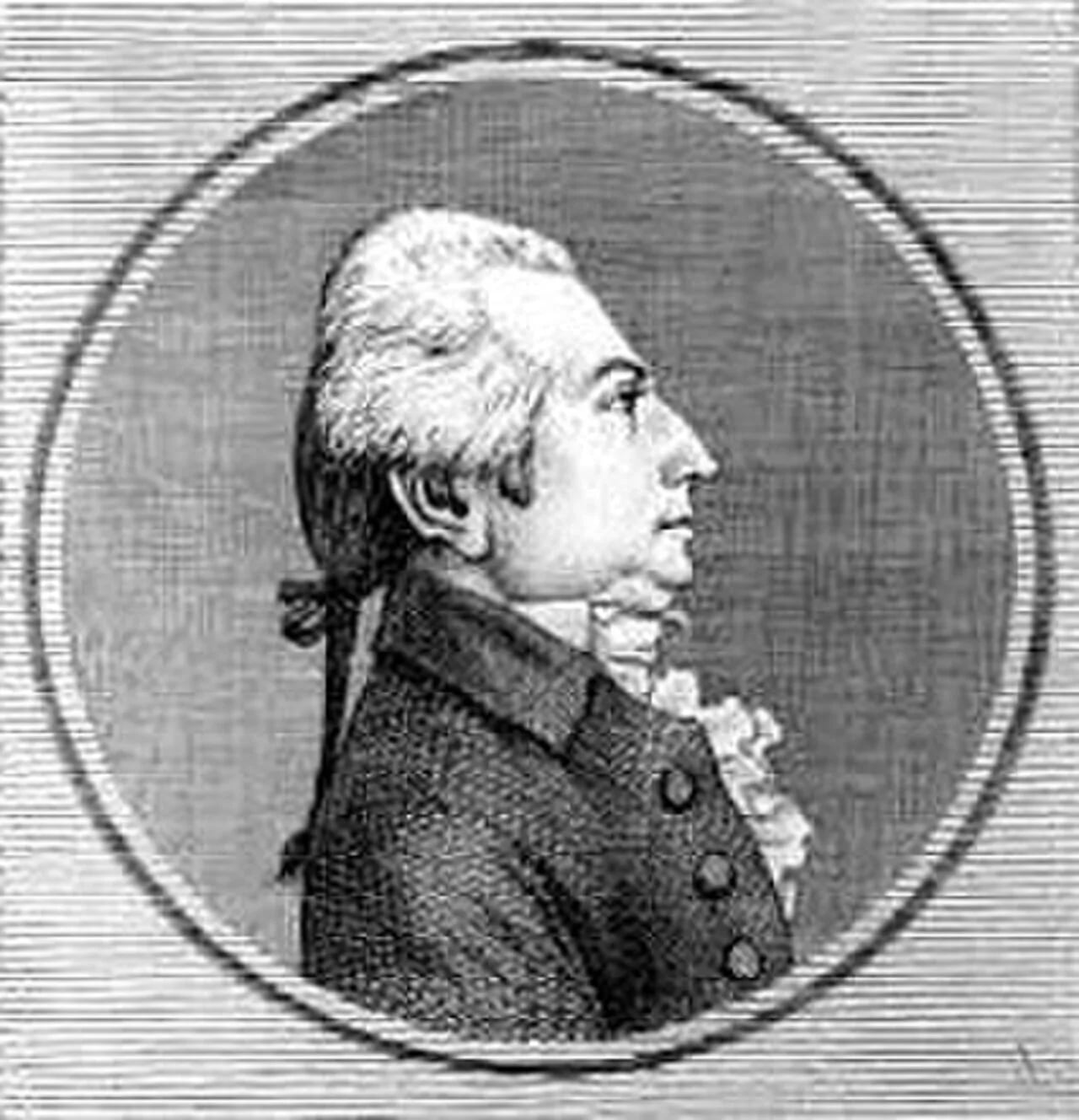 Porträt von Louis-Charles-César Maupassant (1750–1793) – Gedenkseite