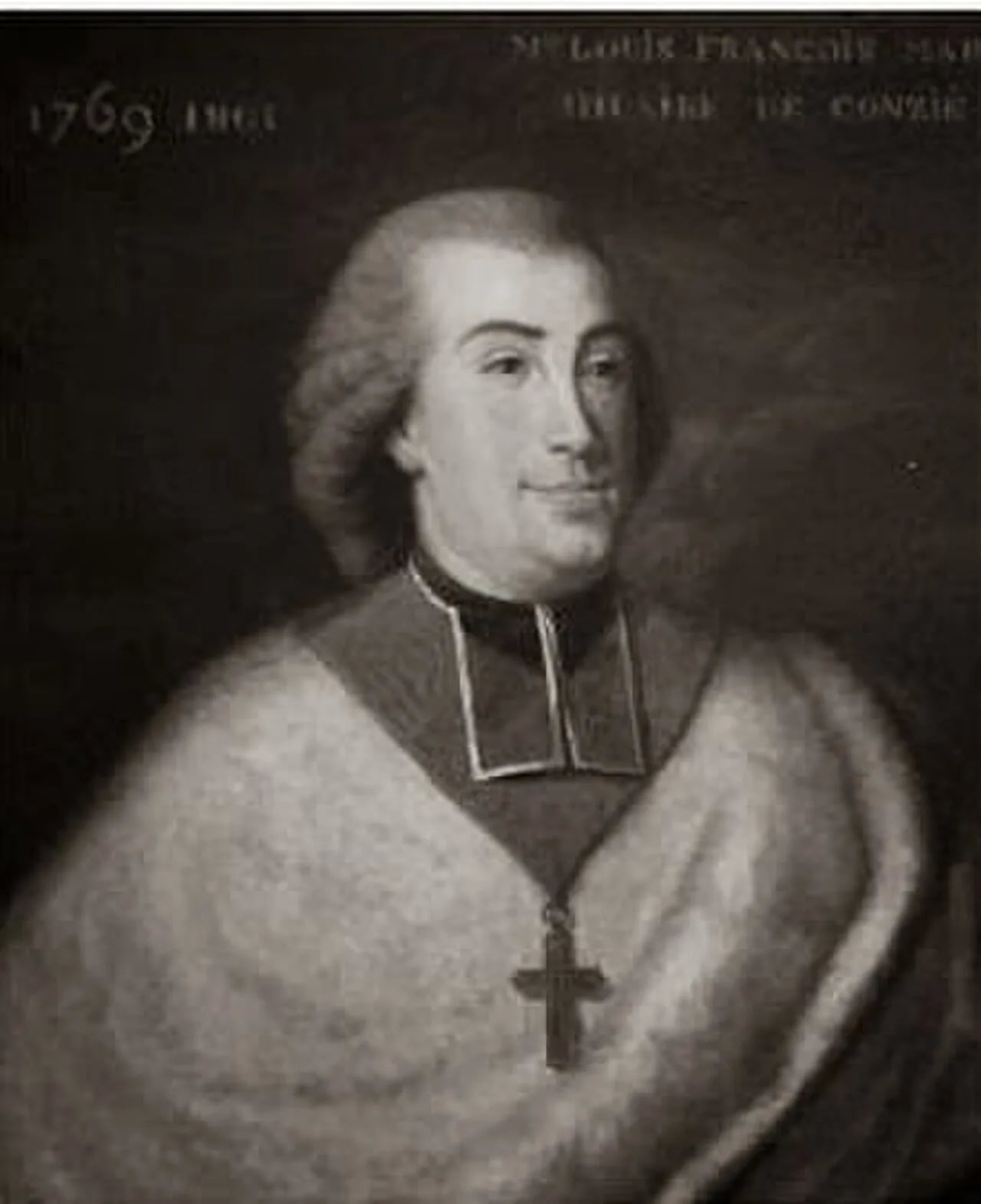 Porträt von Louis-Hilaire de Conzié (1732–1805) – Gedenkseite