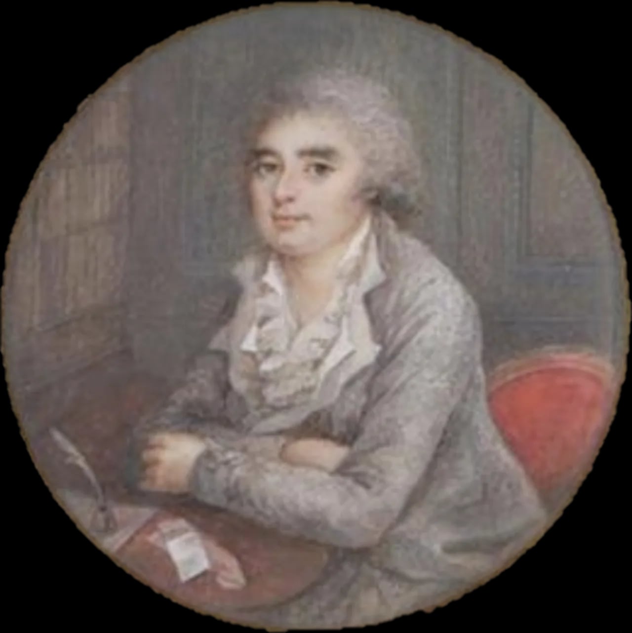 Porträt von Louis-Philippe de Saint-Albin (1761–1829) – Gedenkseite