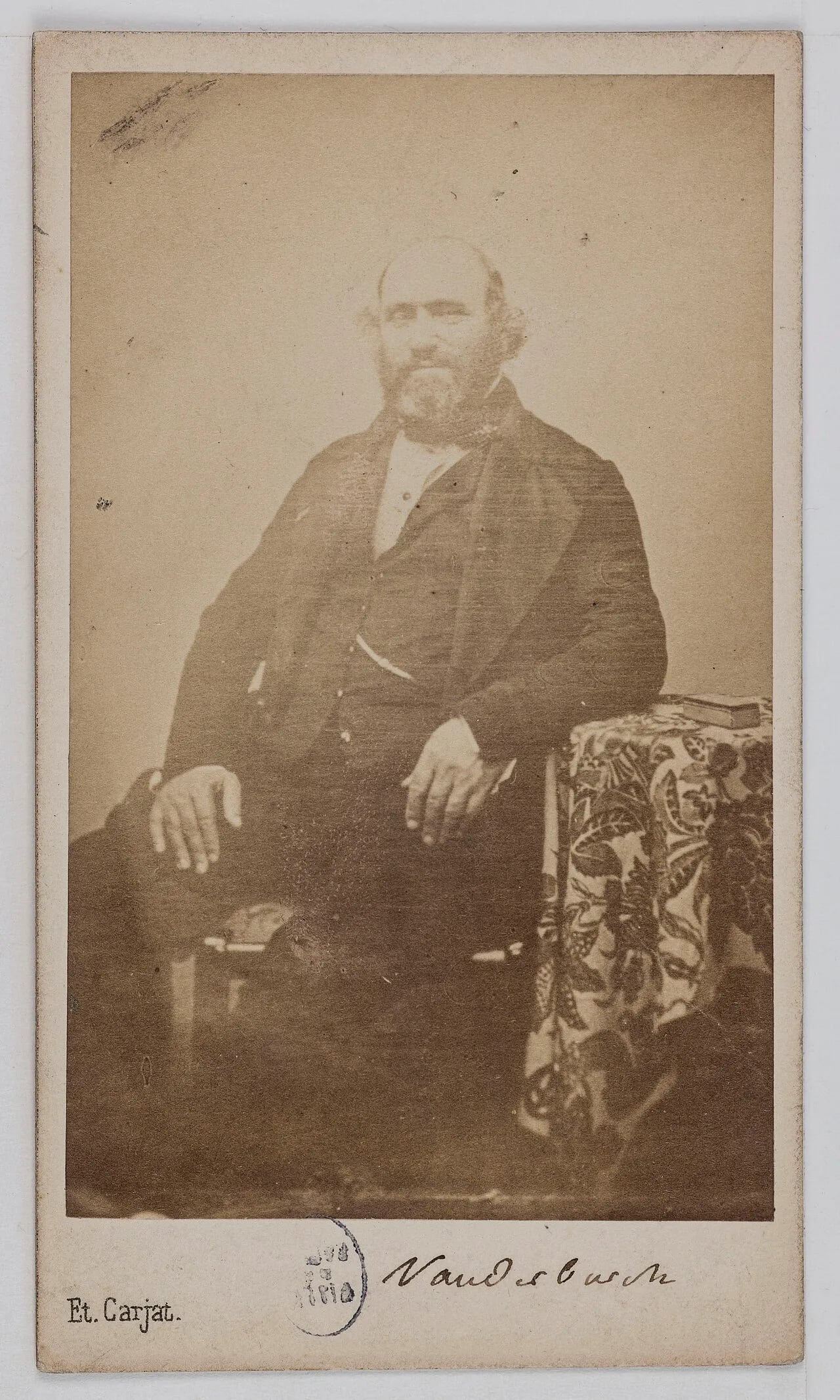 Portrait of Émile Vanderburch (1794–1862) – memorial page