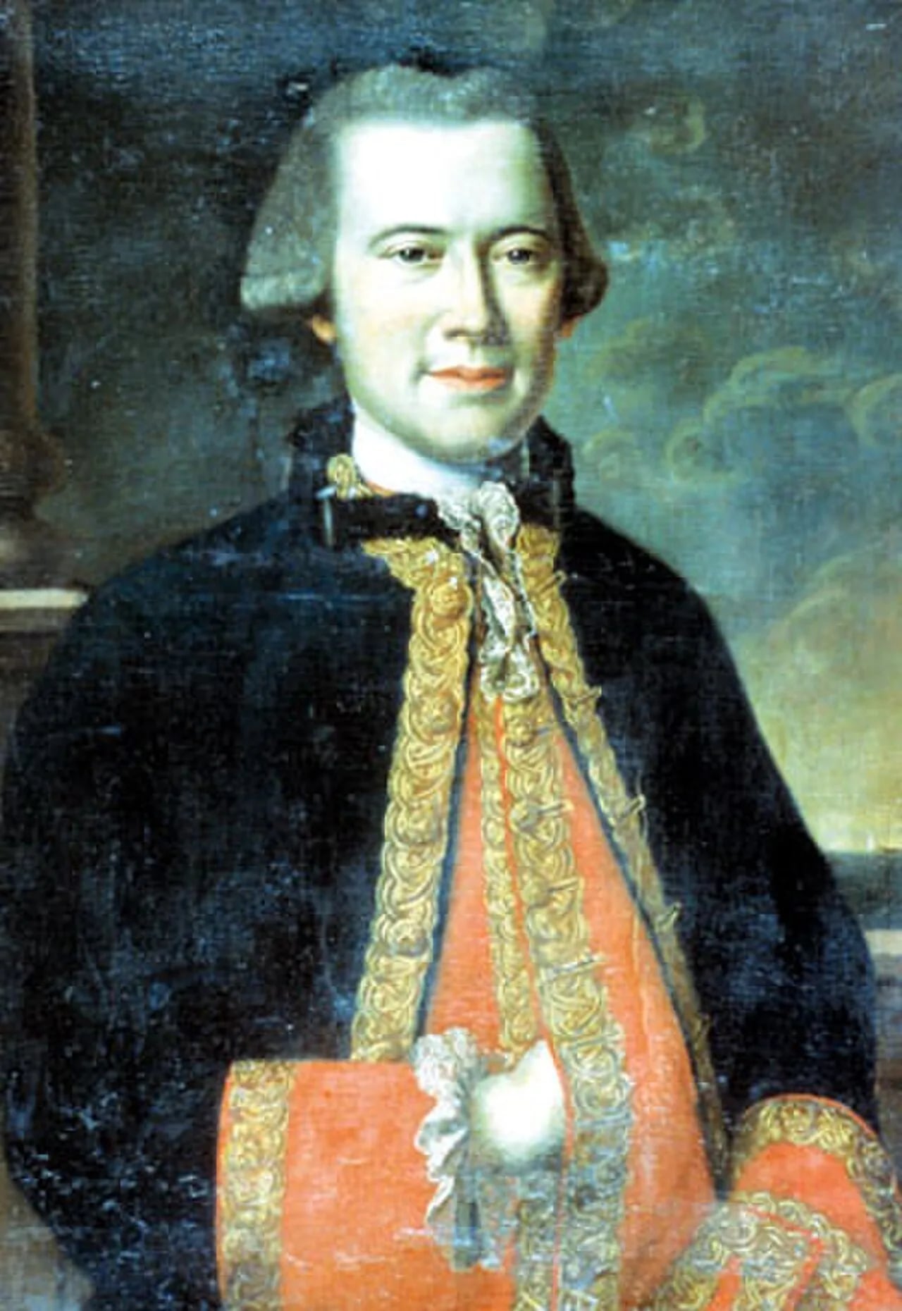 Porträt von Louis Aleno de St Aloüarn (1738–1772) – Gedenkseite