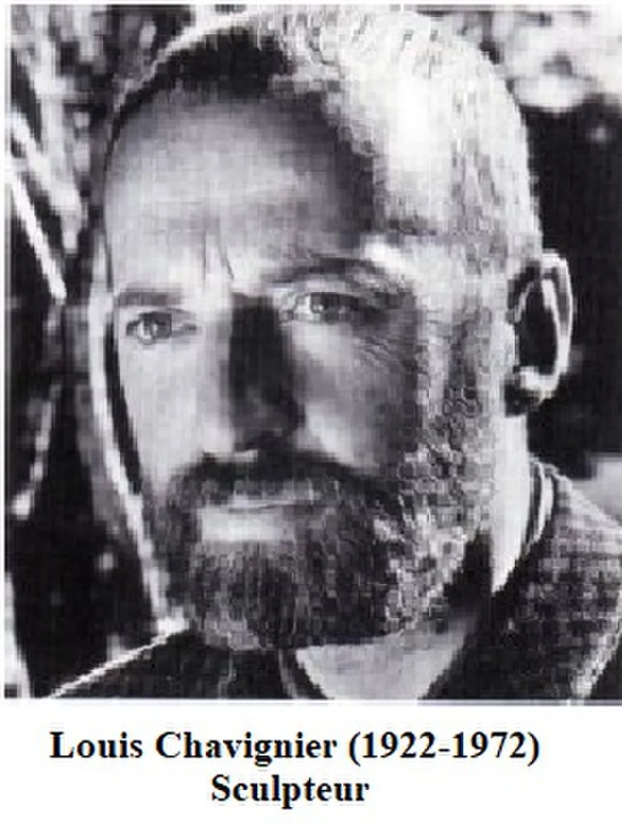 Portrait of Louis Chavignier (1922–1972) – memorial page
