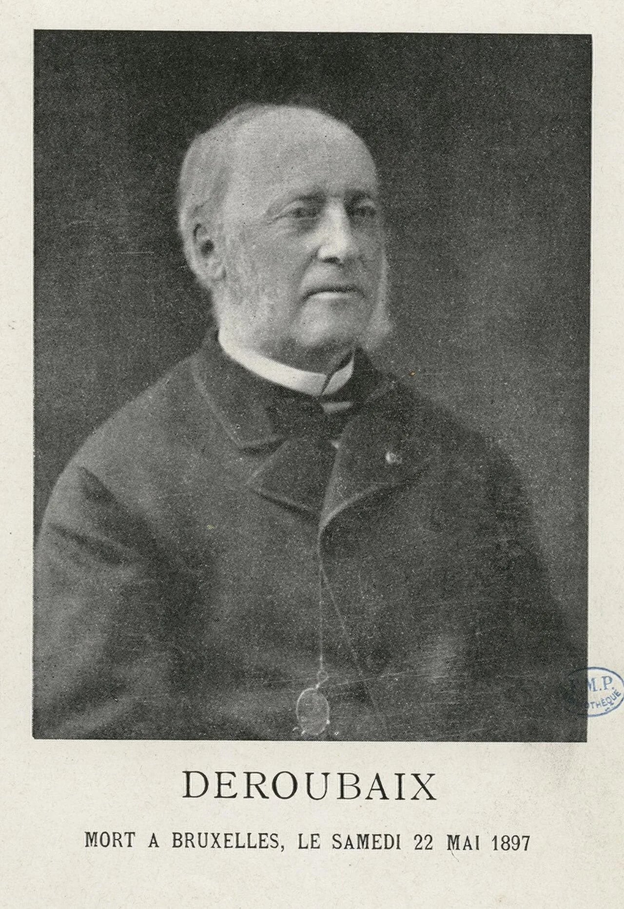 Portrait of Louis Deroubaix (1813–1897) – memorial page