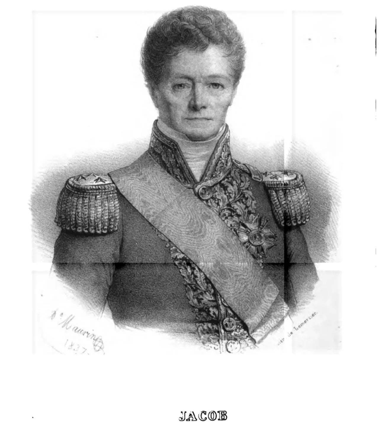Porträt von Louis Léon Jacob (1768–1854) – Gedenkseite