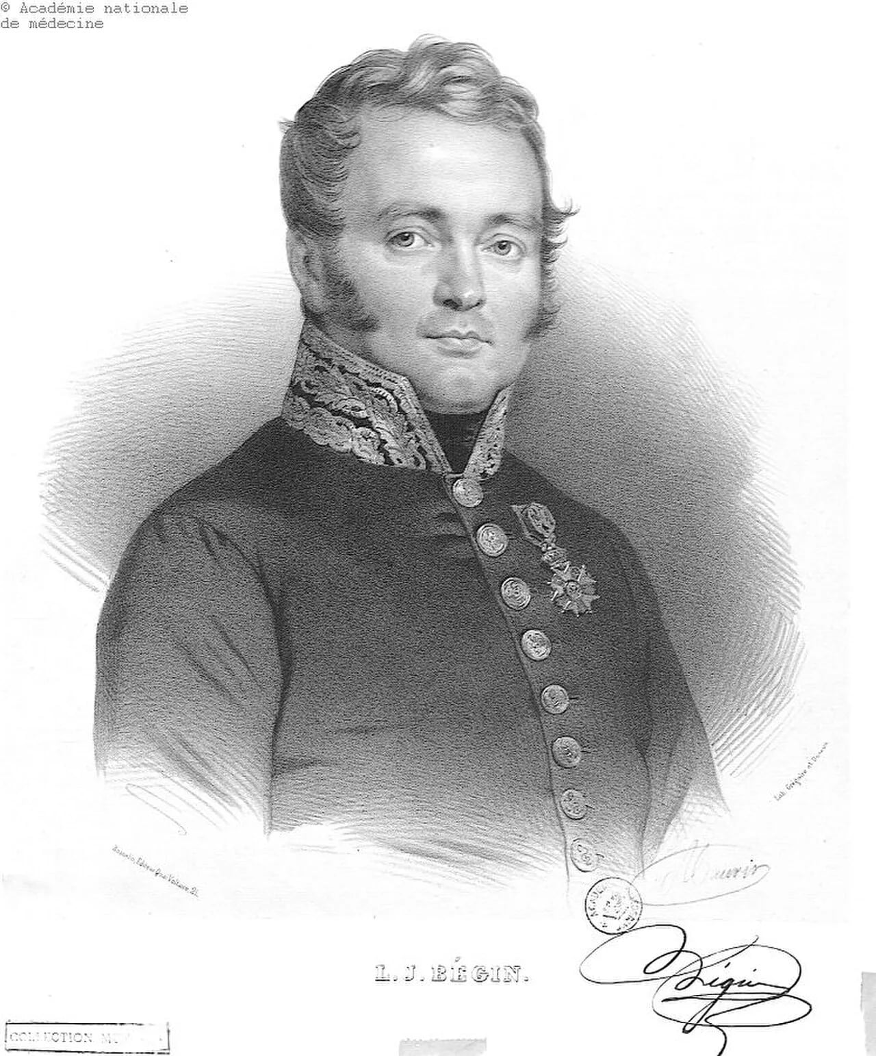 Portrait of Louis Jacques Bégin (1793–1859) – memorial page