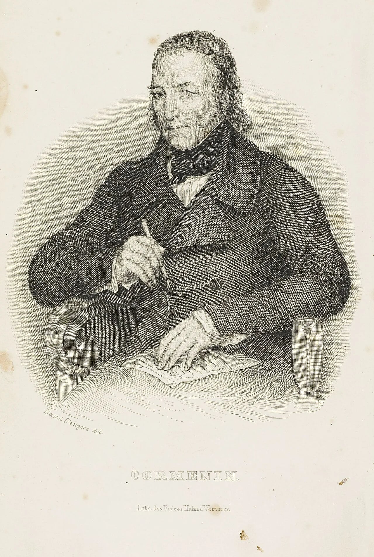 Portrait of Louis Marie de Lahaye de Cormenin (1788–1868) – memorial page