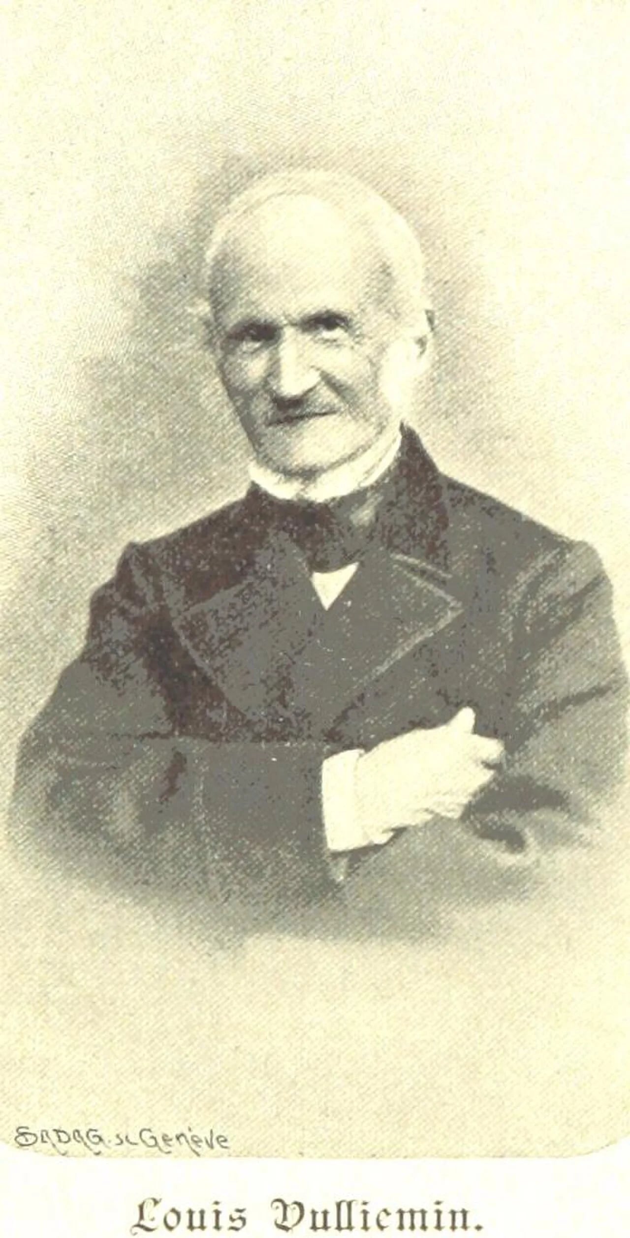Porträt von Louis Vulliemin (1797–1879) – Gedenkseite