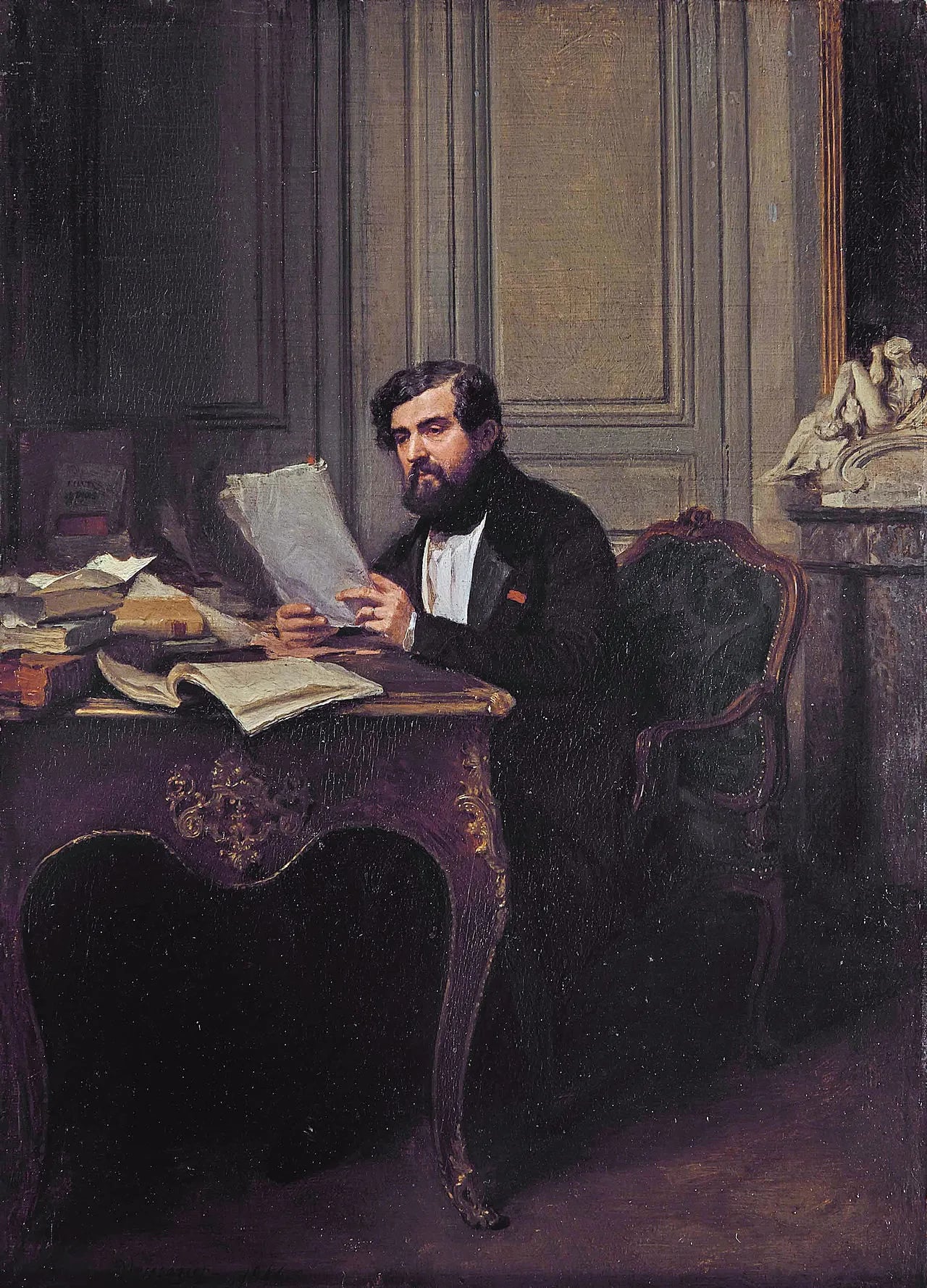 Porträt von Louis de Chevigné (1793–1876) – Gedenkseite