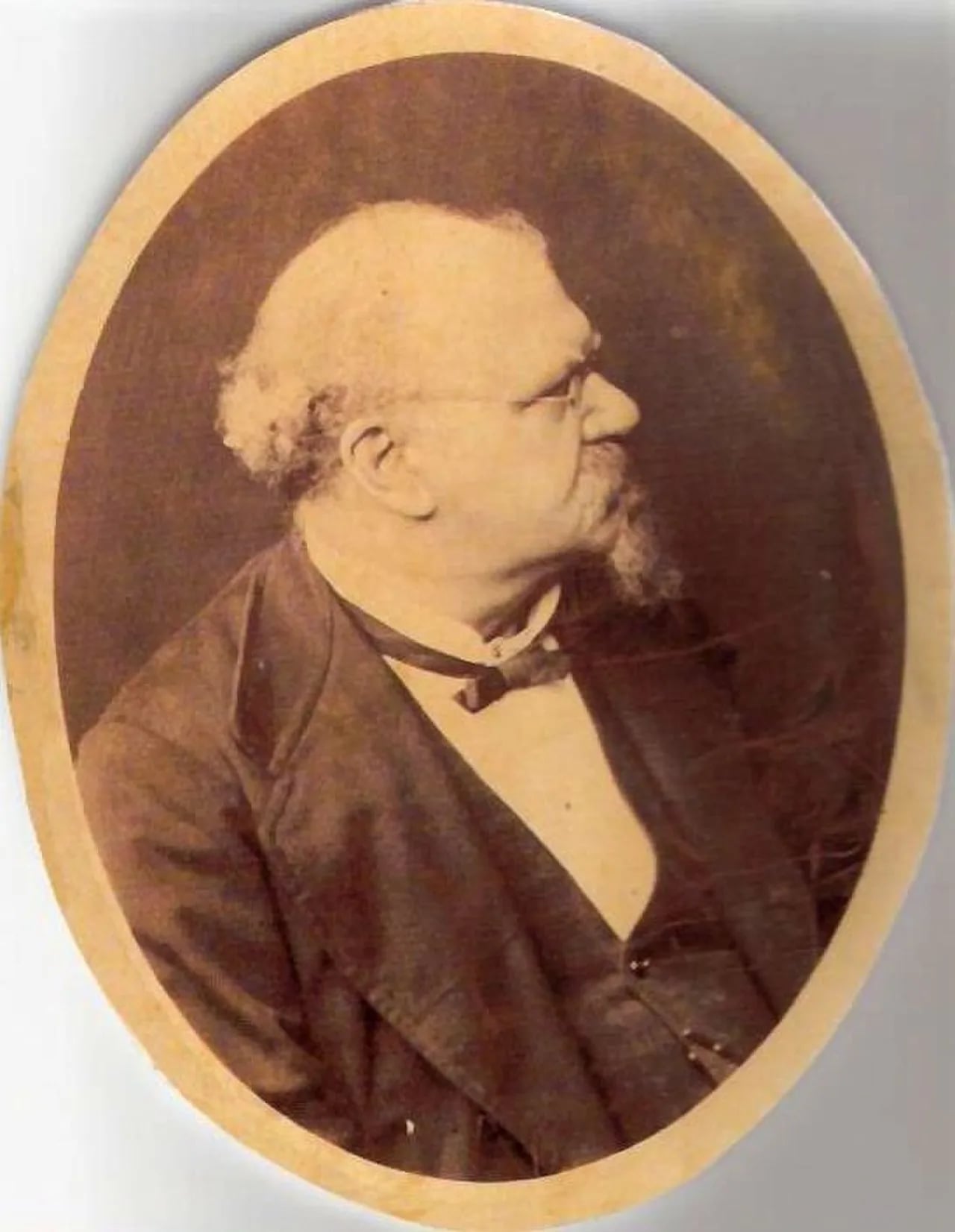Porträt von Édouard Louis Gourdan de Fromentel (1824–1901) – Gedenkseite
