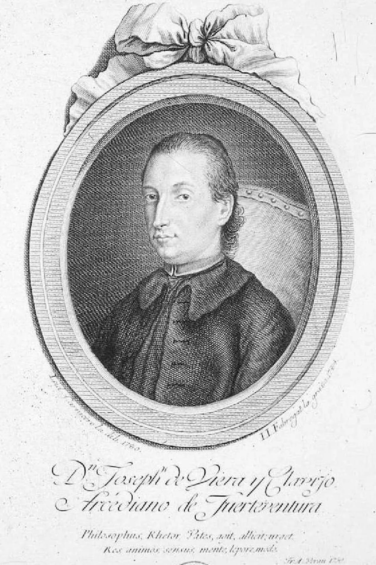 Portrait of José de Viera y Clavijo (1731–1813) – memorial page
