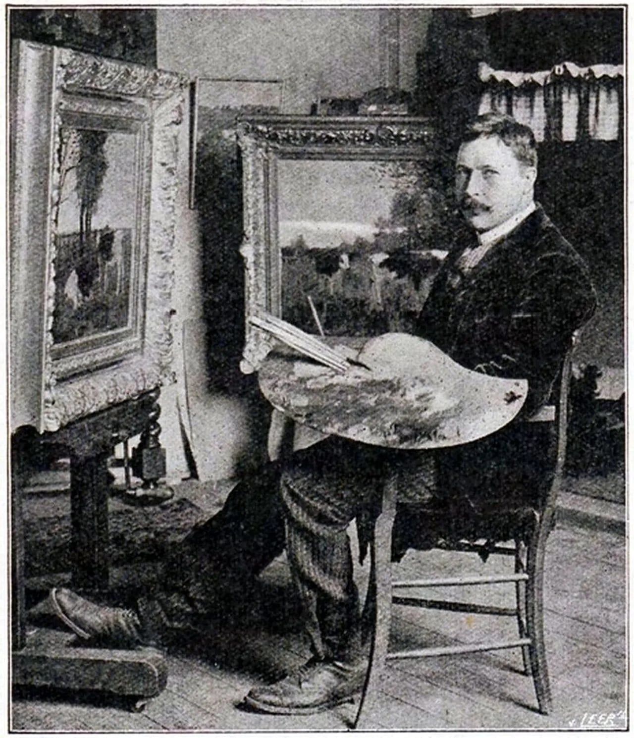 Porträt von Gerrit Willem van Blaaderen (1873–1935) – Gedenkseite