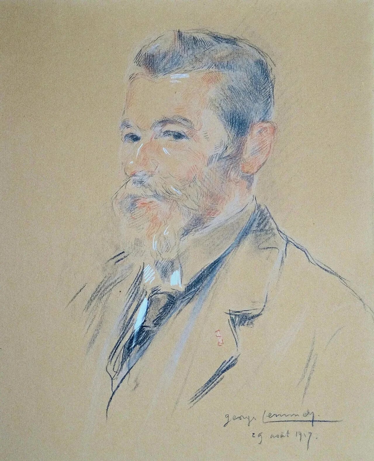 Porträt von Léandre Grandmoulin (1873–1957) – Gedenkseite
