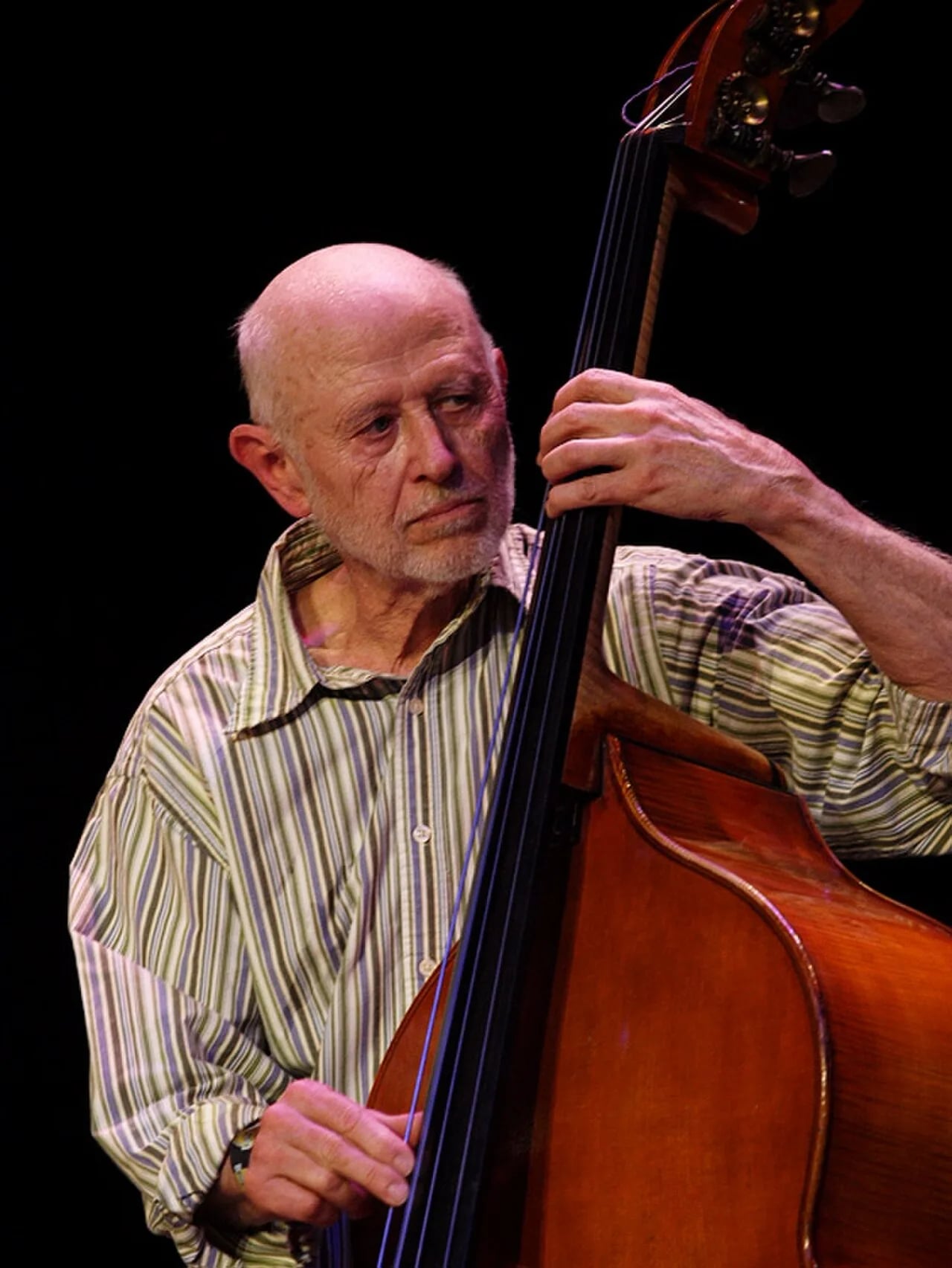 Portrait of Barre Phillips (1934–2024) – memorial page