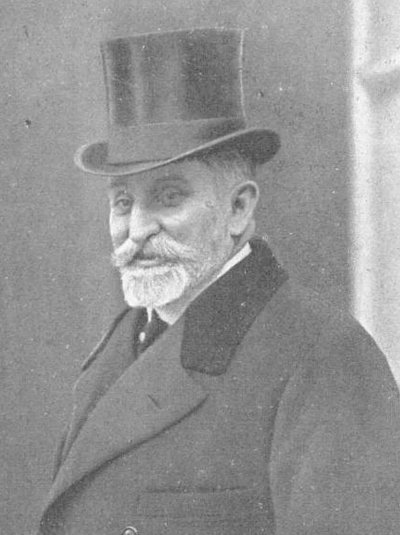 Porträt von Léon Geoffray (1852–1927) – Gedenkseite