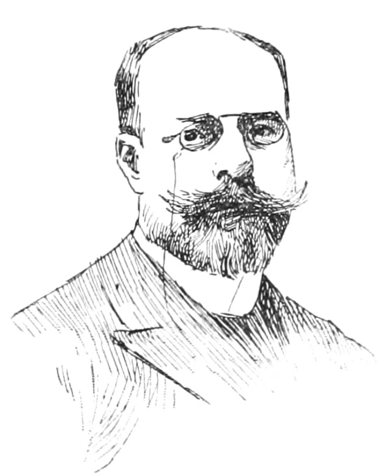 Porträt von Léon Guillemin (1859–1899) – Gedenkseite
