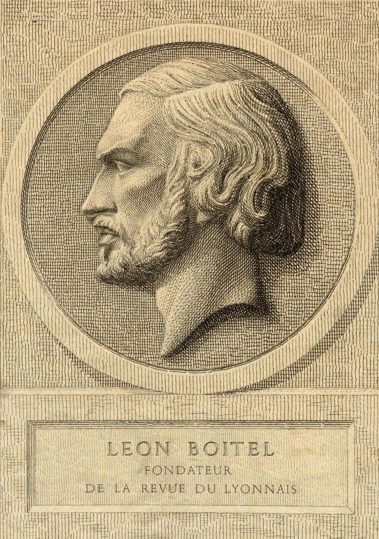Porträt von Léon Boitel (1806–1855) – Gedenkseite